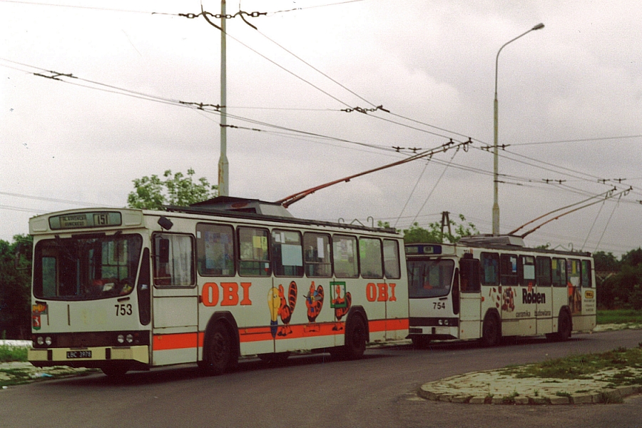 Люблин, Jelcz/KPNA PR110E № 753; Люблин, Jelcz/KPNA PR110E № 754