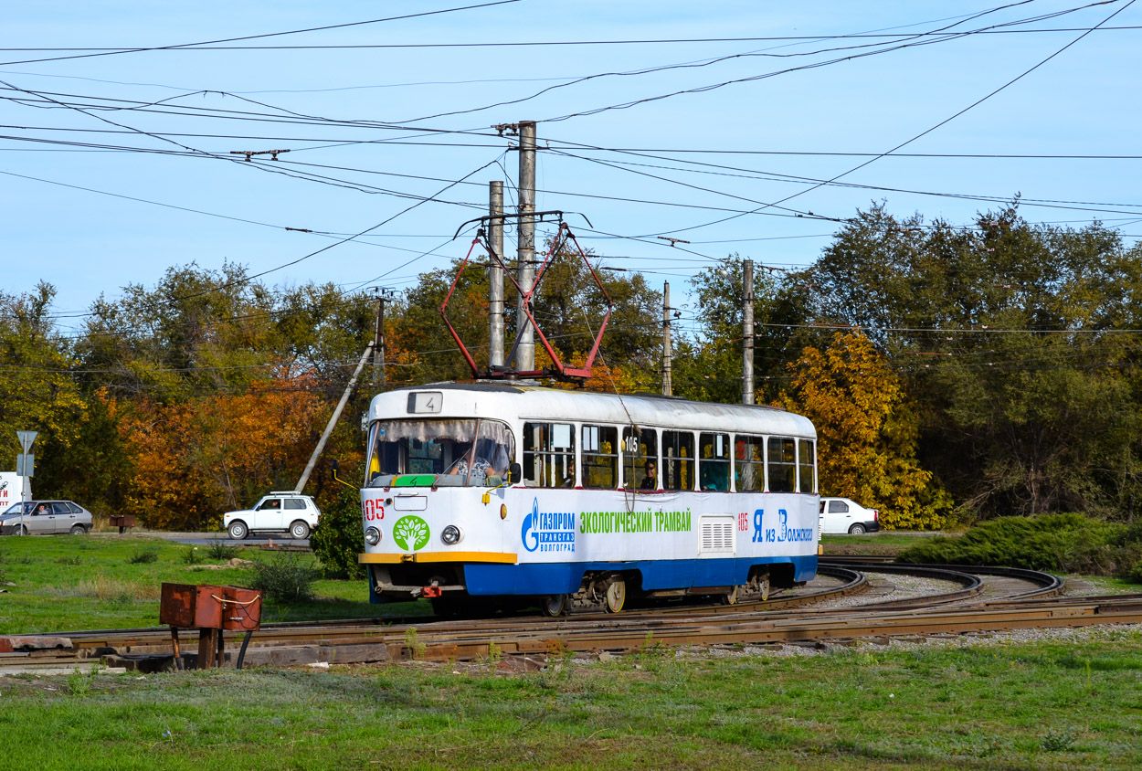 Волжский, Tatra T3SU № 105