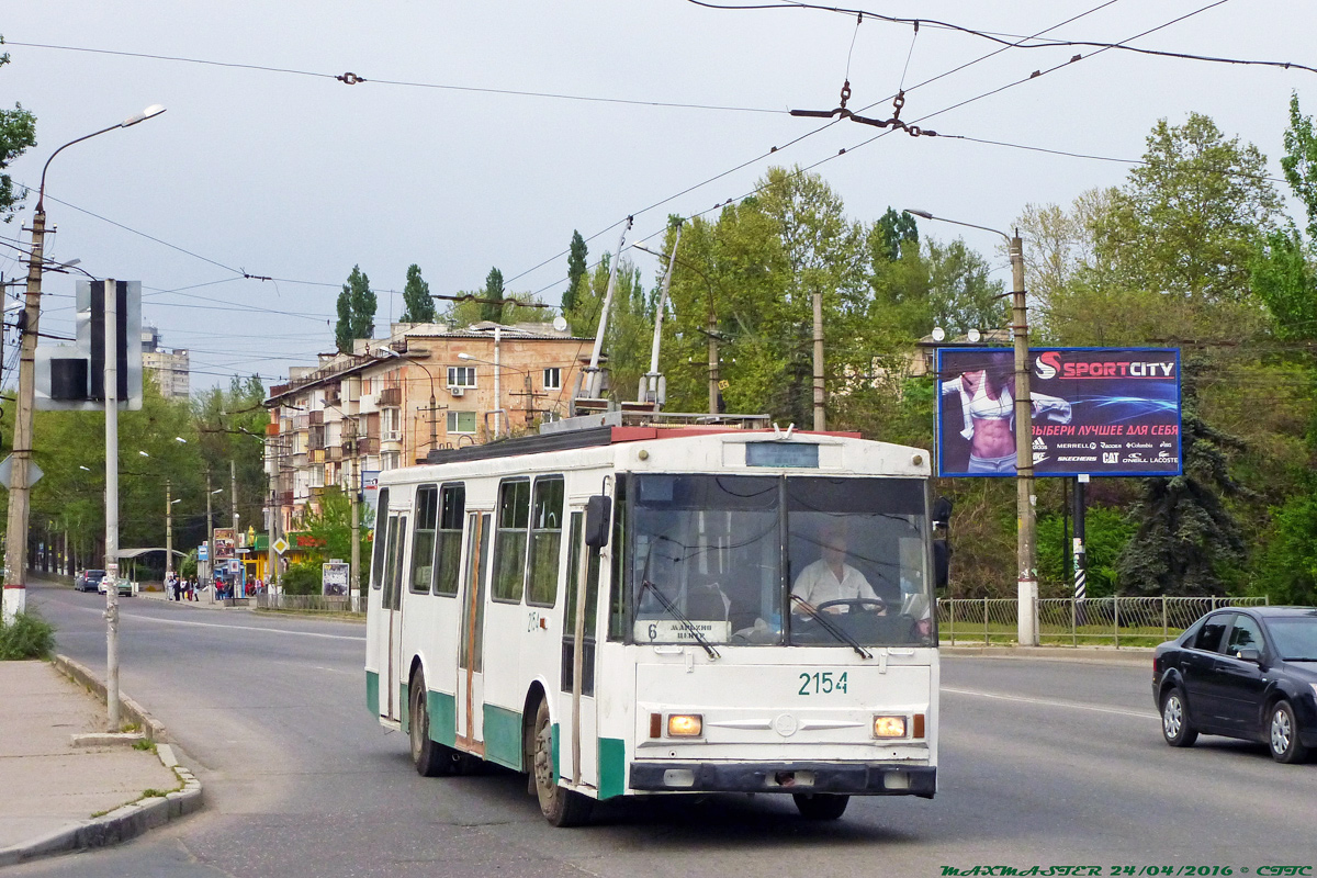 Крымский троллейбус, Škoda 14Tr11/6 № 2154