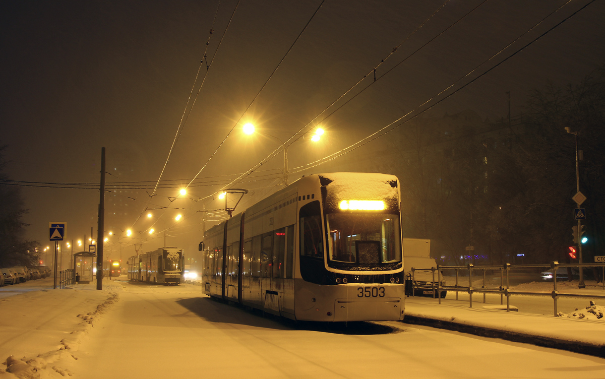 Москва, 71-414 (Pesa Fokstrot) № 3503