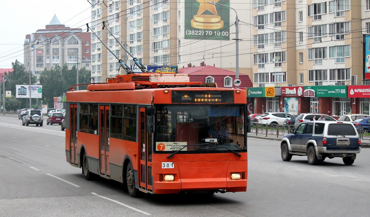 Томск, Тролза-5275.05 «Оптима» № 381