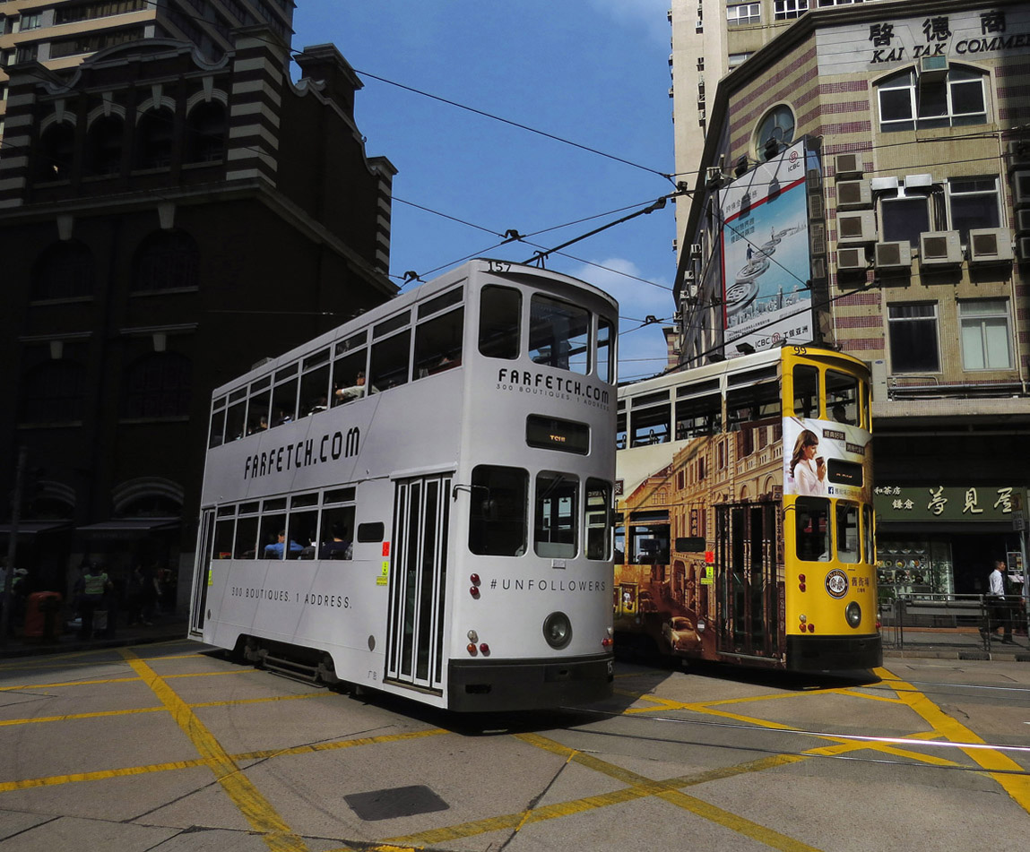 Гонконг, Hong Kong Tramways VII № 157; Гонконг, Hong Kong Tramways VII № 99
