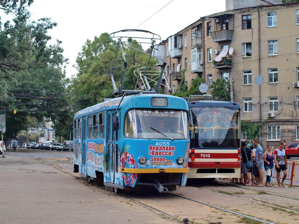 Одесса, Tatra T3R.P № 4055