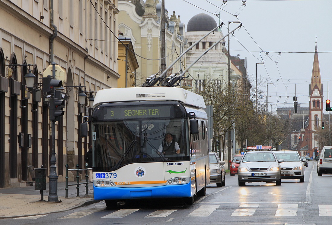 Дебрецен, Solaris Trollino II 12 Ganz-Škoda D № 379