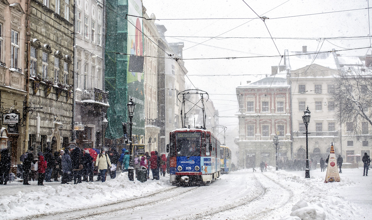 Львов, Tatra KT4D № 1175 Львов, Tatra KT4D № 1175