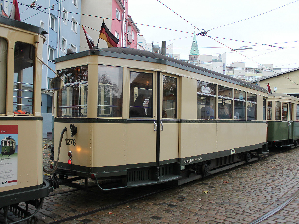 Nuremberg, MAN 2-axle trailer car č. 1278