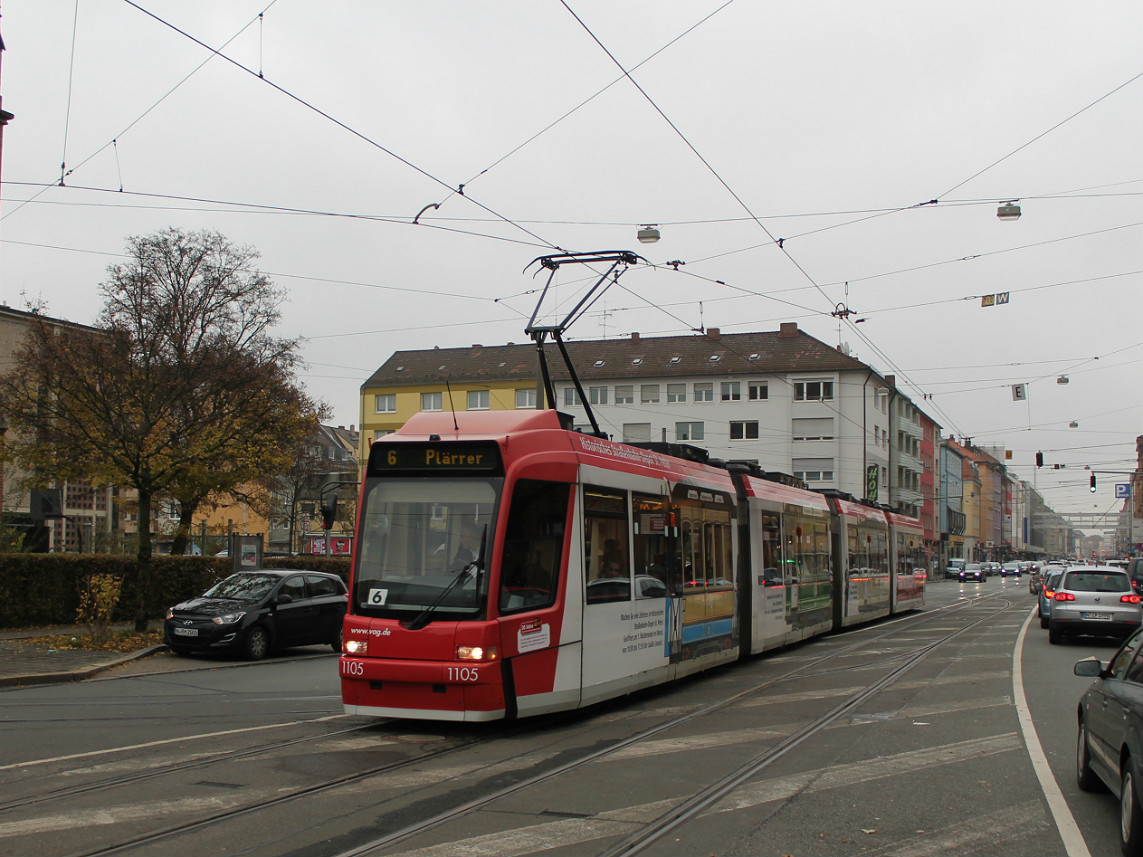 Nürnberg, Adtranz GT8N2 Nr. 1105