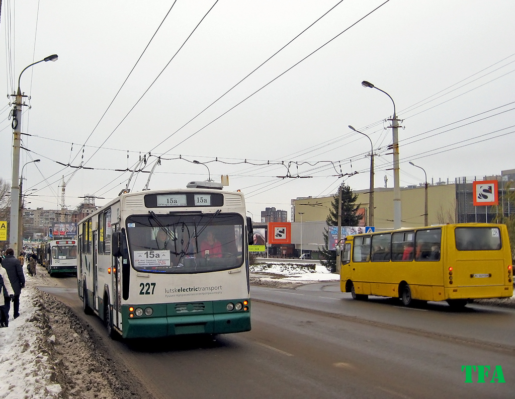 Луцк, Jelcz/KPNA PR110E № 227 Луцк, Jelcz/KPNA PR110E № 227