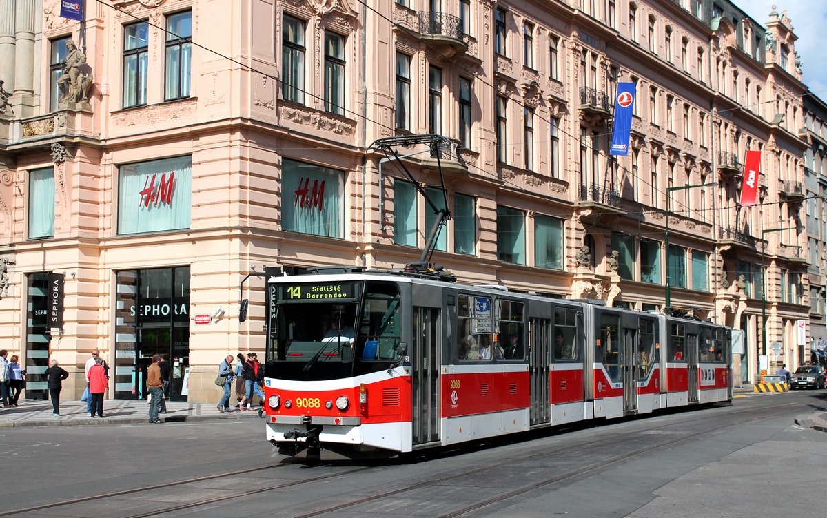 Прага, Tatra KT8D5R.N2P № 9088 Прага, Tatra KT8D5R.N2P № 9088
