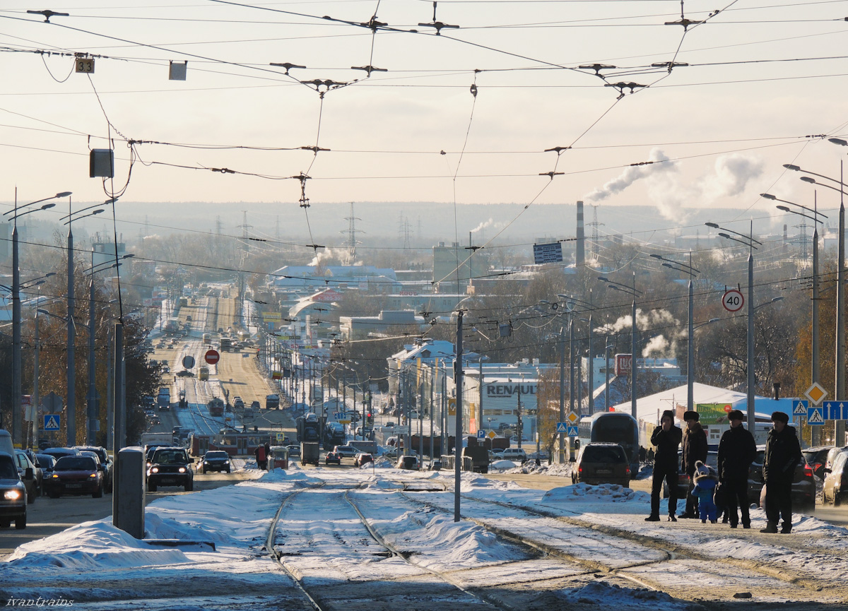 Ижевск — Линии электротранспорта
