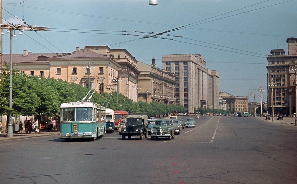 Москва — Исторические фотографии — Трамвай и Троллейбус (1946-1991)