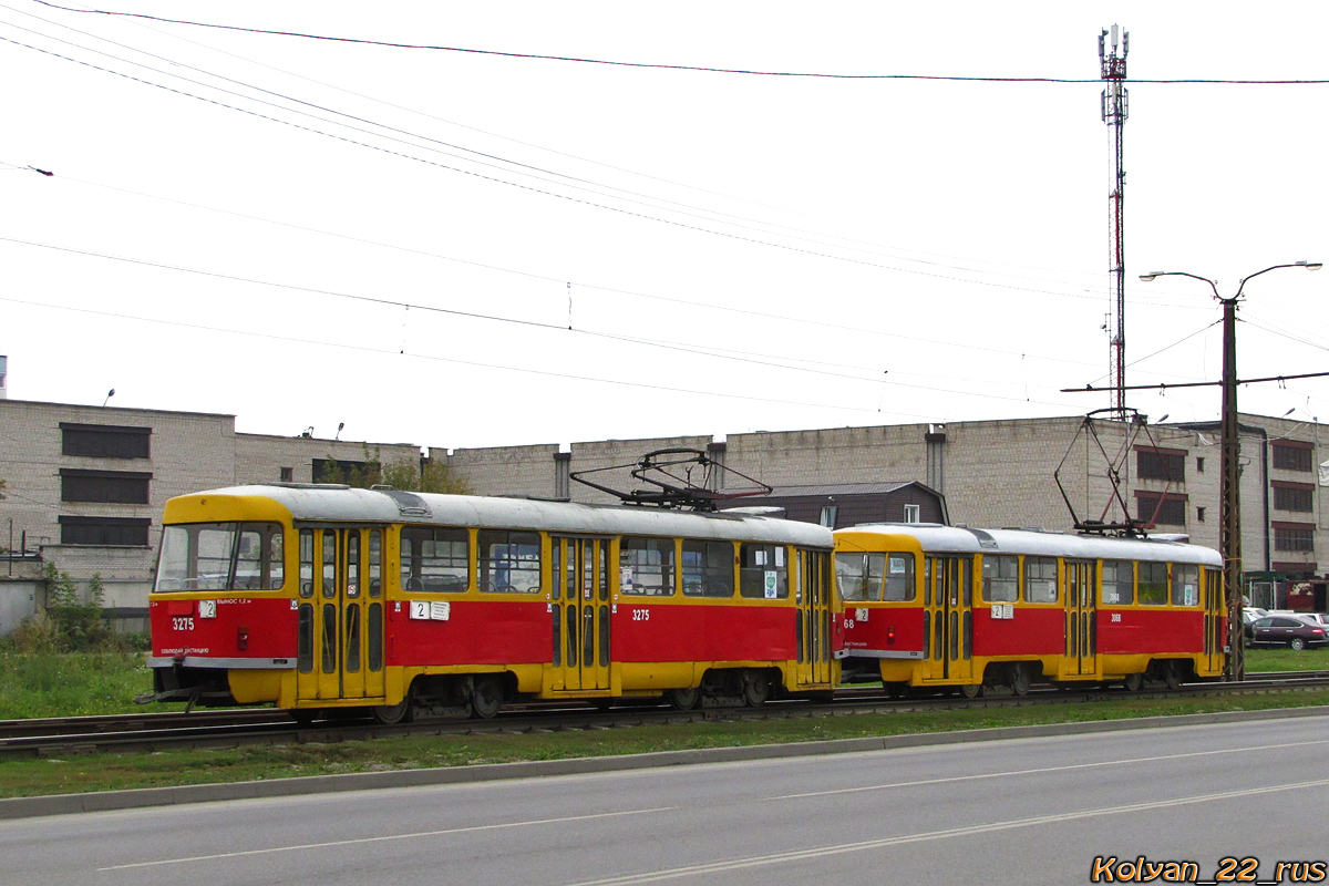 Барнаул, Tatra T3SU № 3275; Барнаул, Tatra T3SU № 3068