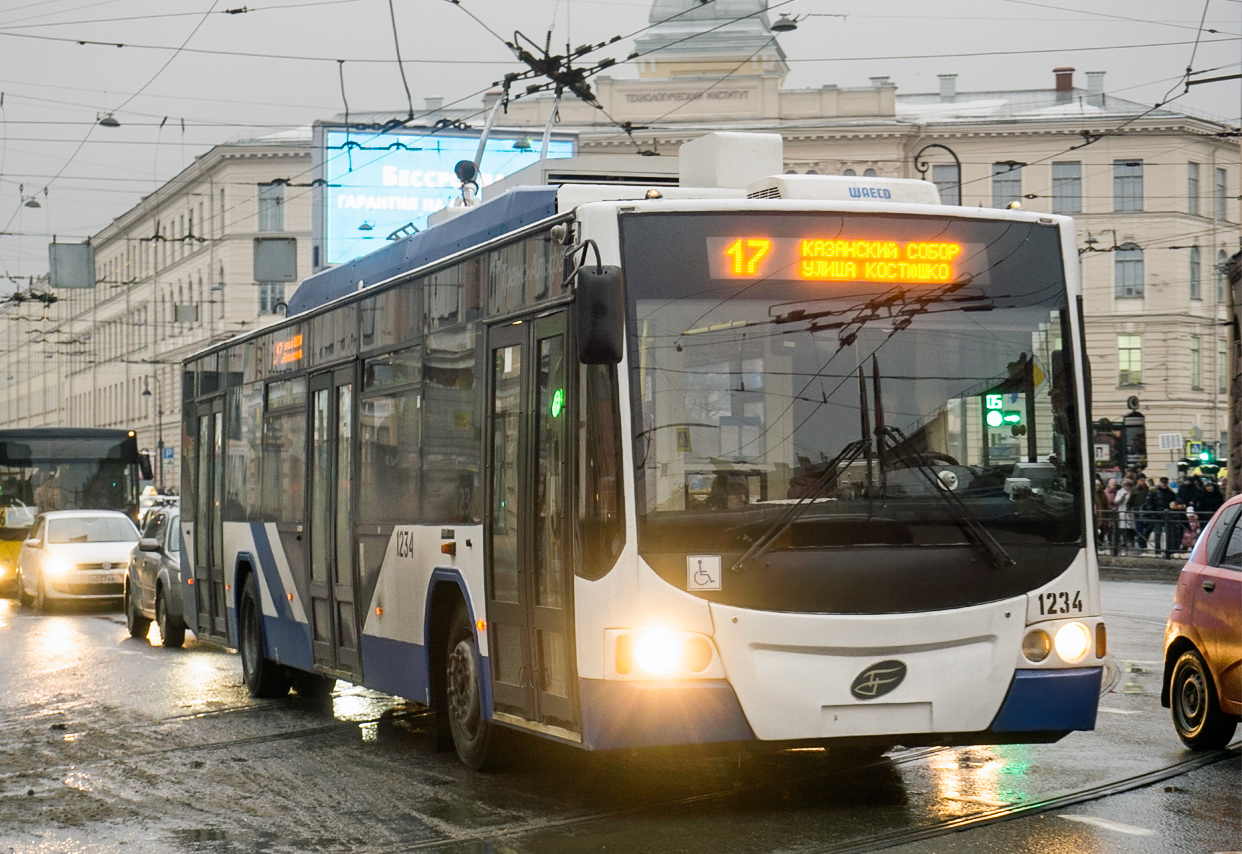 Санкт-Петербург, ВМЗ-5298.01 «Авангард» № 1234