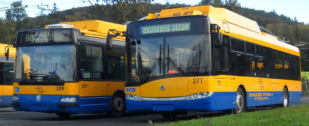 Злин, Škoda 26Tr Solaris III № 271; Злин, Škoda 24Tr Irisbus Citybus № 209