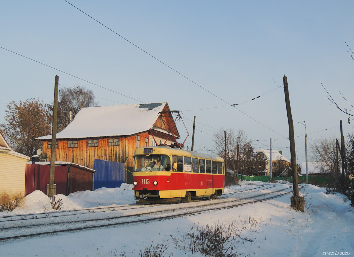 Ижевск, Tatra T3SU (двухдверная) № 1113