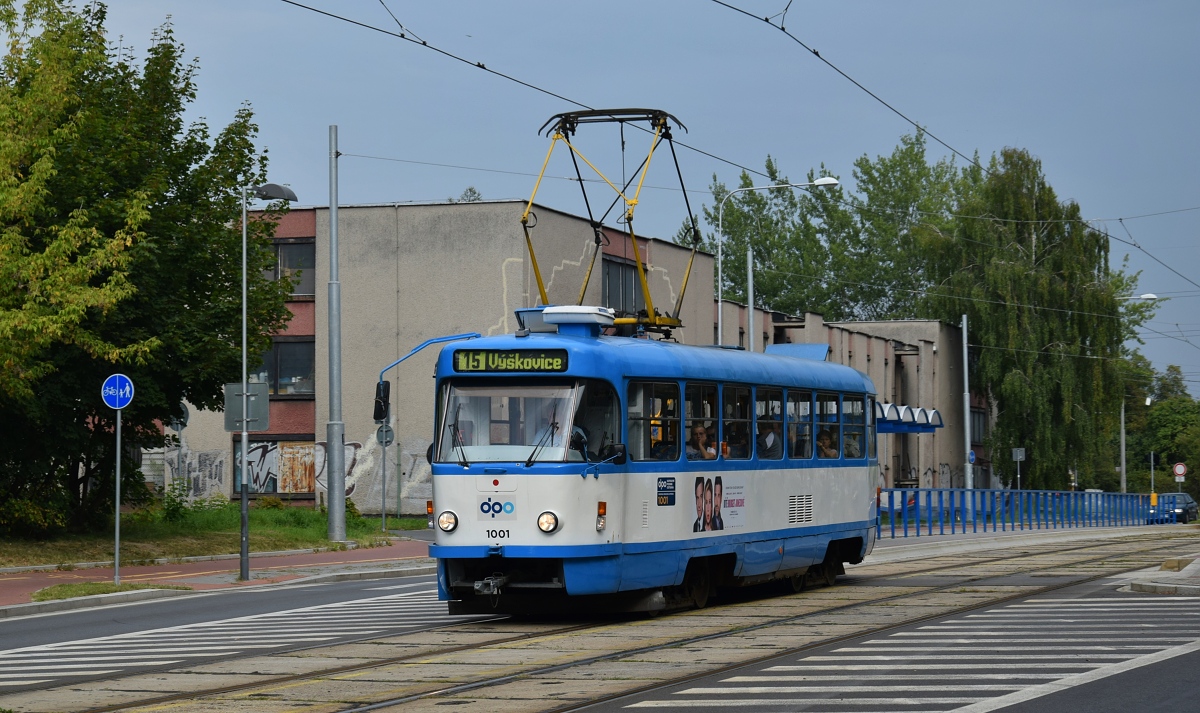 Ostrava, Tatra T3G č. 1001