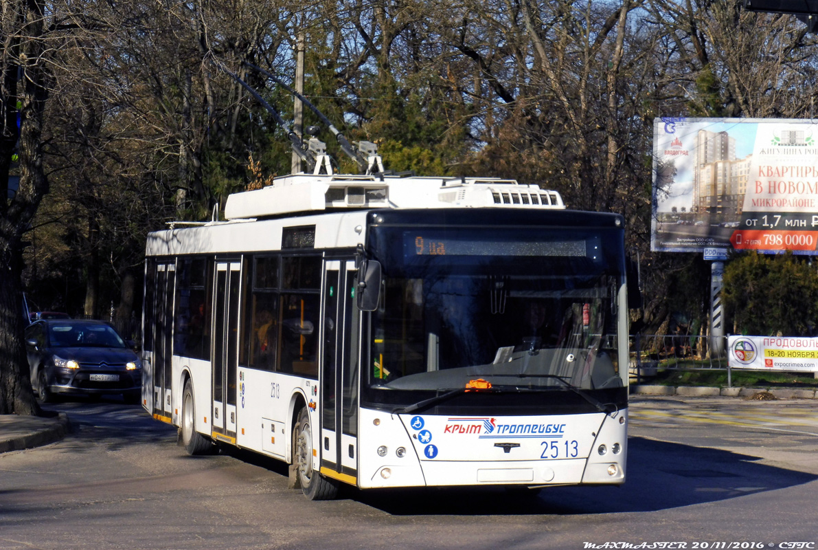 Крымский троллейбус, СВАРЗ-МАЗ-6275 № 2513