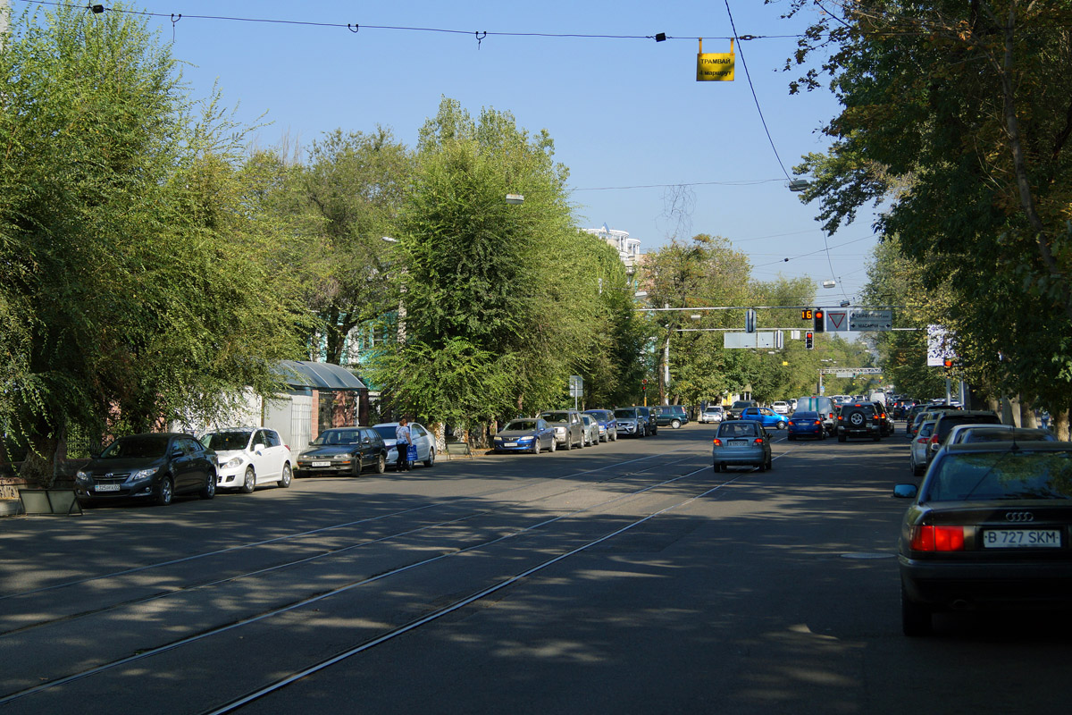 Алматы — Ликвидированные трамвайные линии