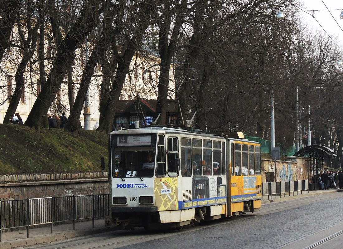 Львов, Tatra KT4D № 1161