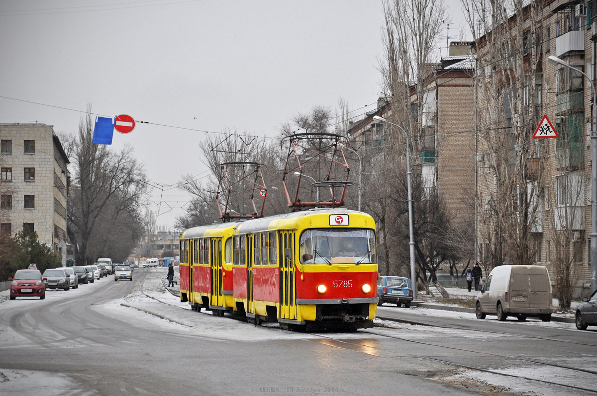 Волгоград, Tatra T3SU № 5785; Волгоград, Tatra T3SU № 5780 Волгоград, Tatra T3SU № 5785; Волгоград, Tatra T3SU № 5780