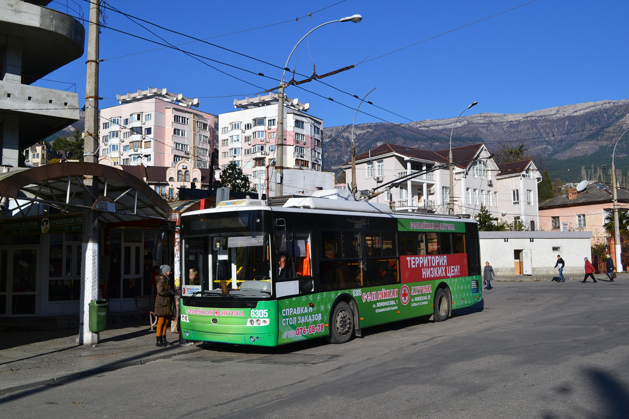 Крымский троллейбус, Богдан Т60111 № 6305