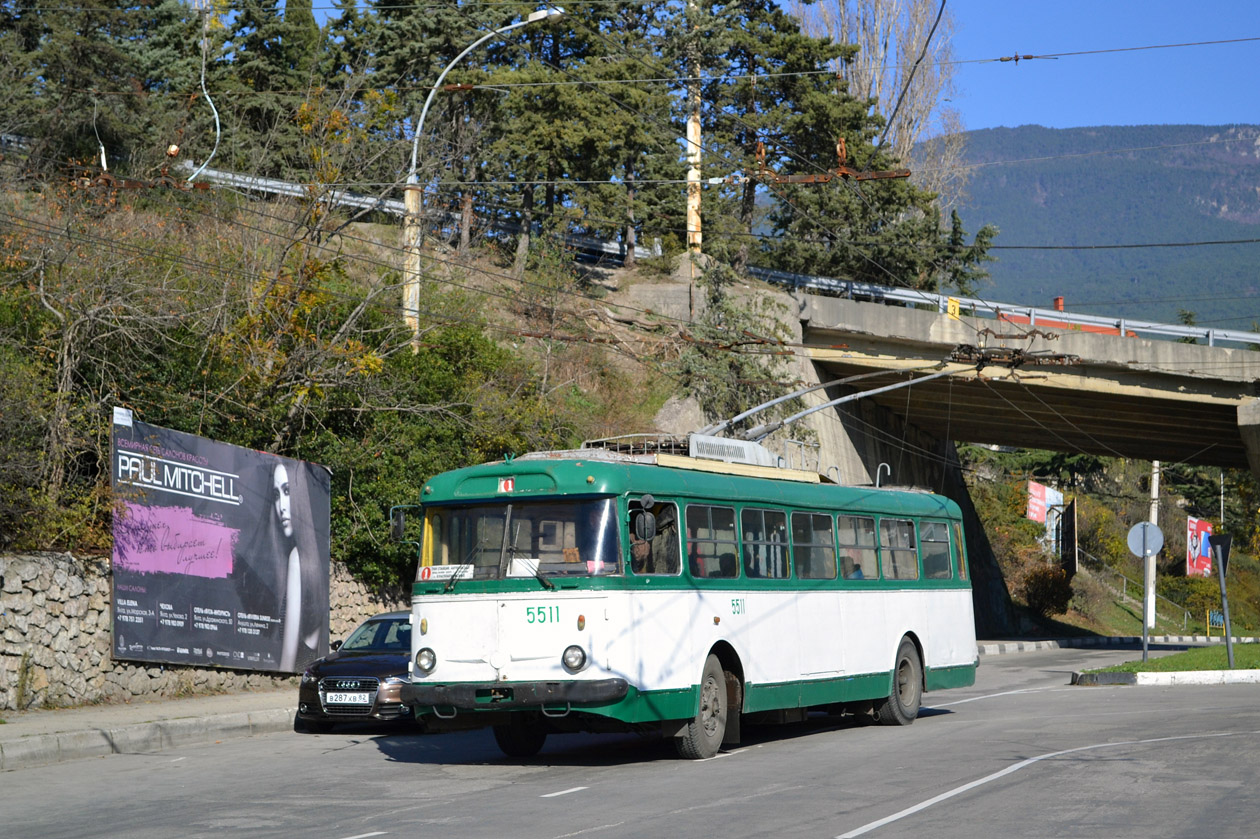 Крымский троллейбус, Škoda 9Tr19 № 5511