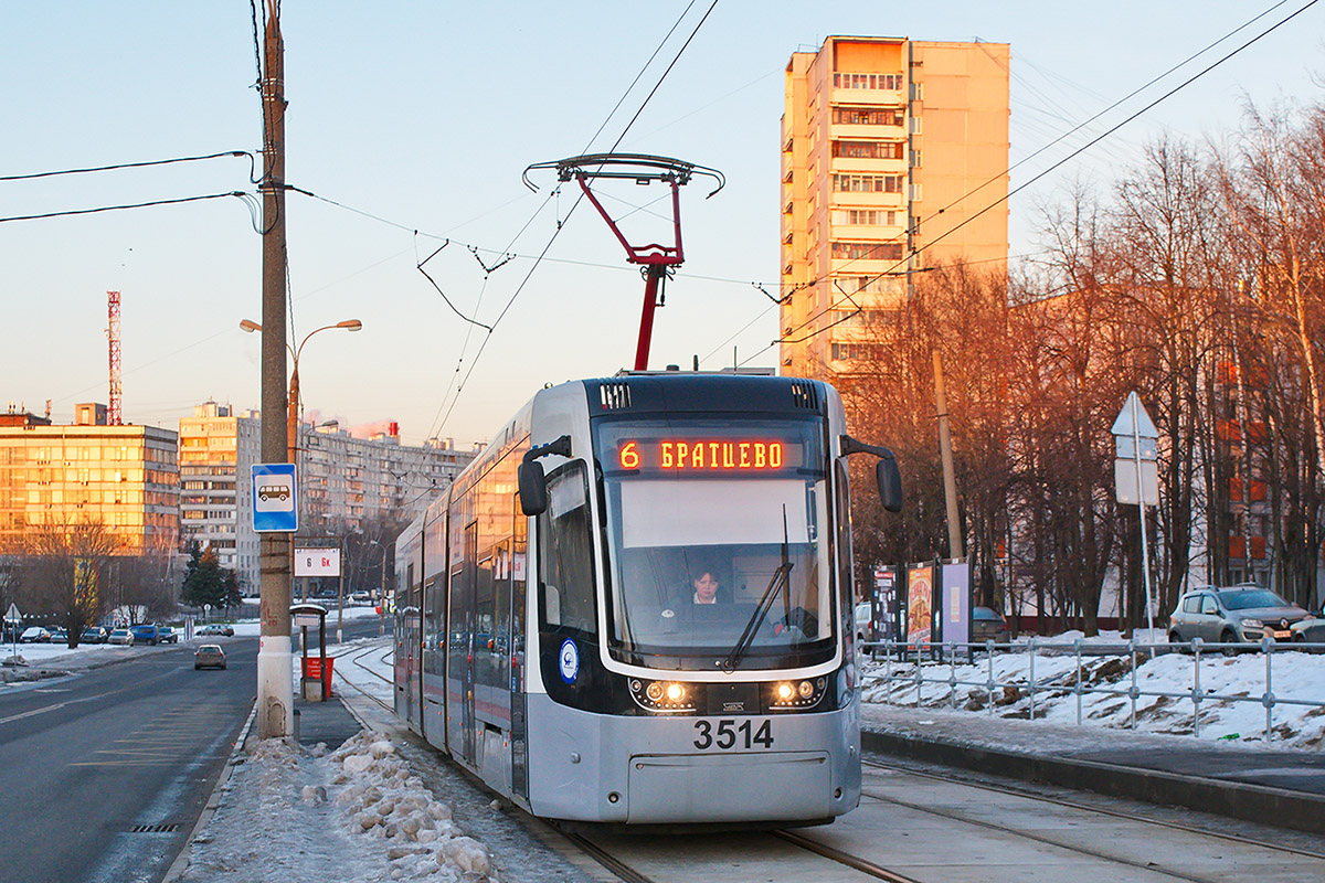 Москва, 71-414 (Pesa Fokstrot) № 3514