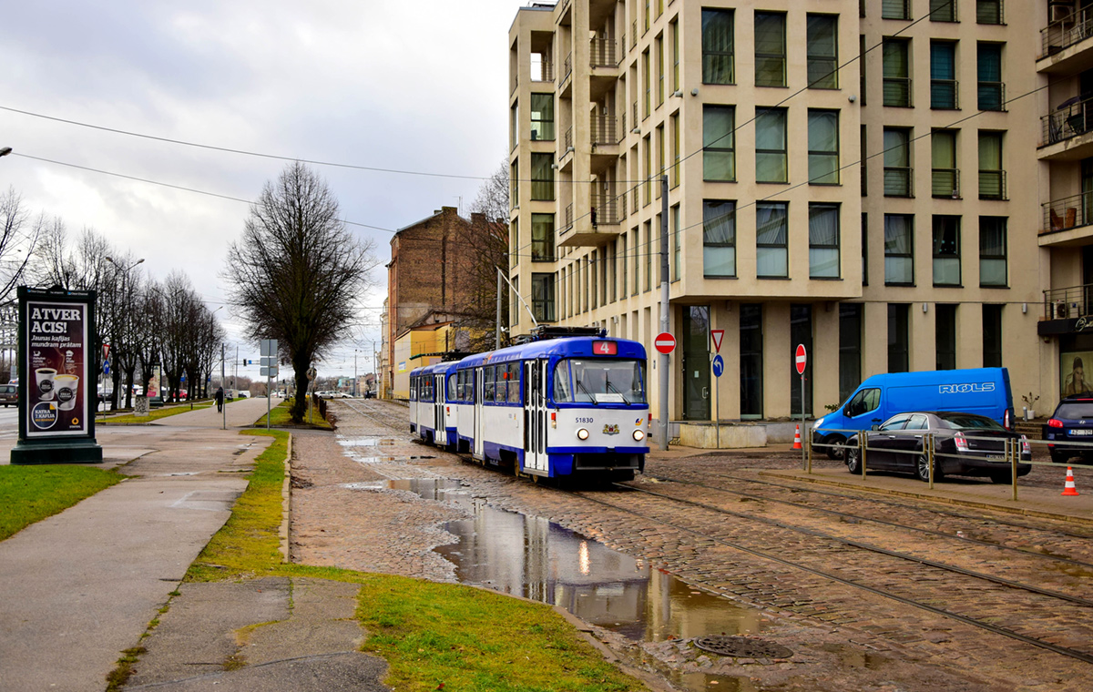 Рига, Tatra T3A № 51830