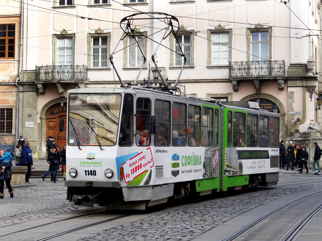 Львов, Tatra KT4SU № 1140