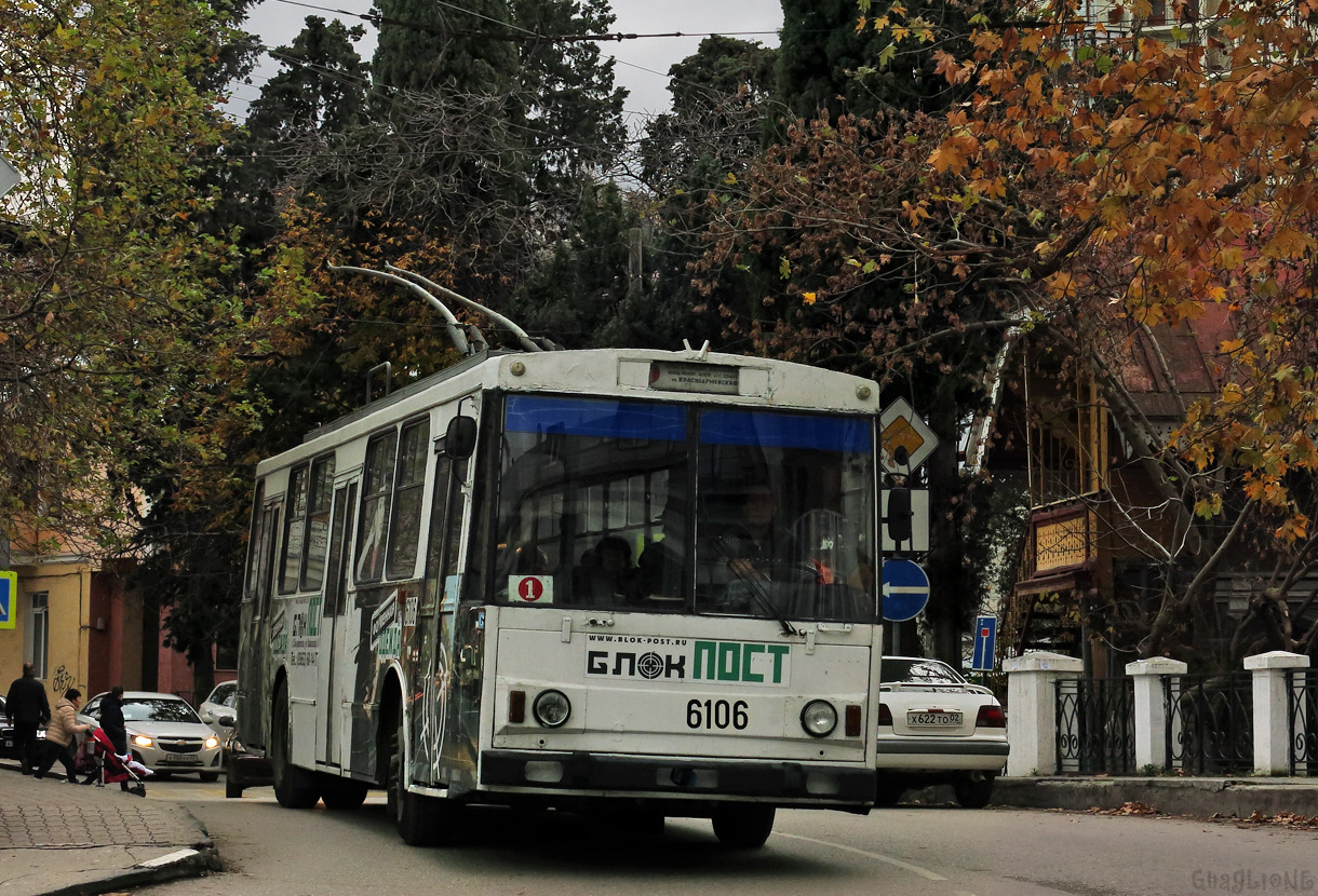 Крымский троллейбус, Škoda 14Tr89/6 № 6106