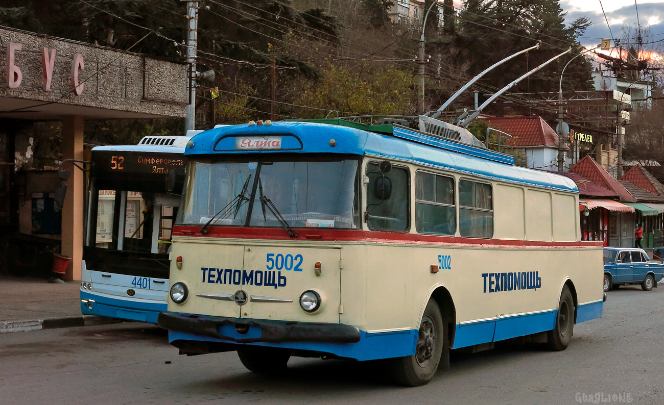 Крымский троллейбус, Škoda 9Tr10 № 5002