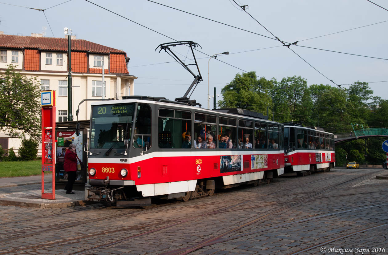 Prague, Tatra T6A5 № 8603 Prague, Tatra T6A5 № 8603