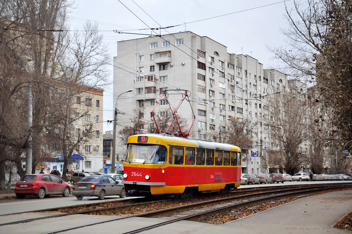 Волгоград, Tatra T3SU (двухдверная) № 2644