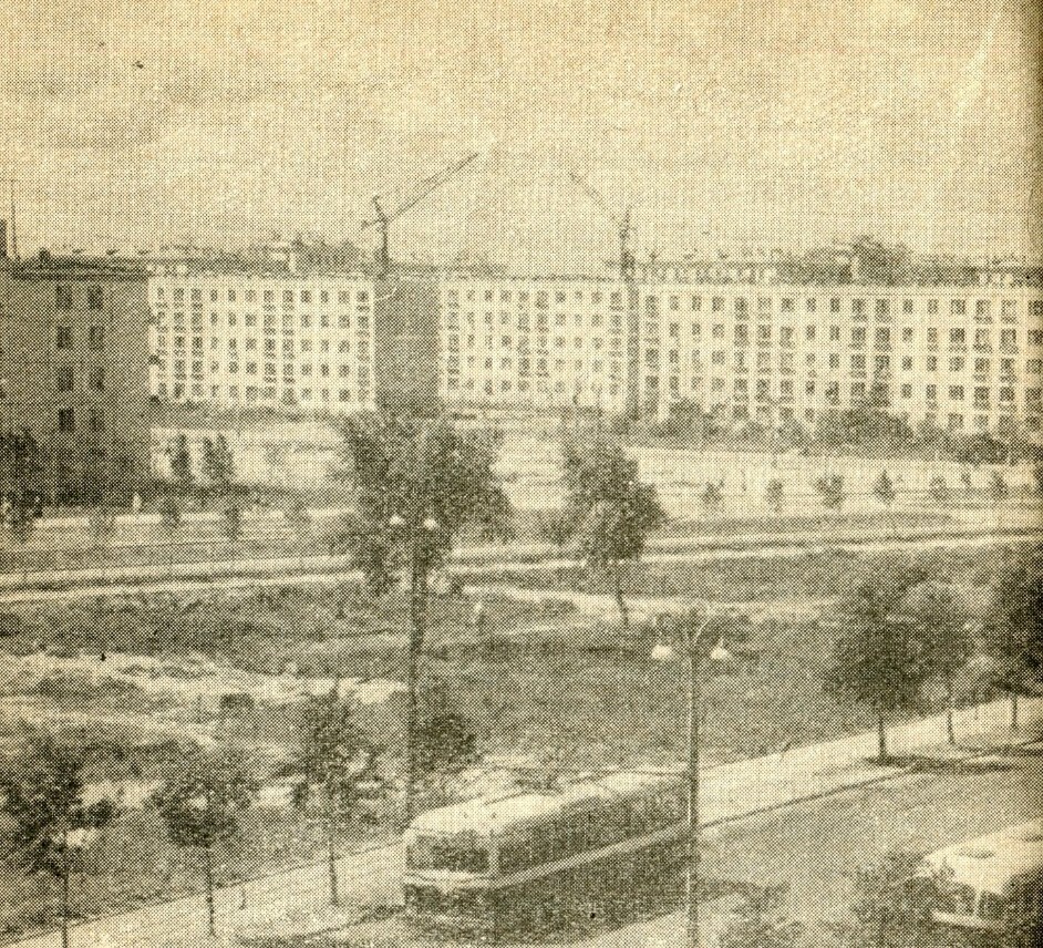 Moscow — Historical photos — Tramway and Trolleybus (1946-1991)