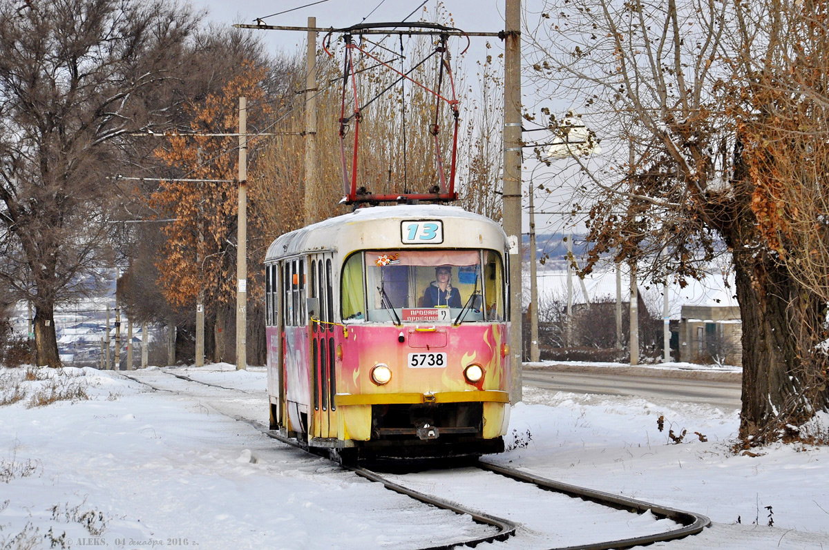 Волгоград, Tatra T3SU № 5738