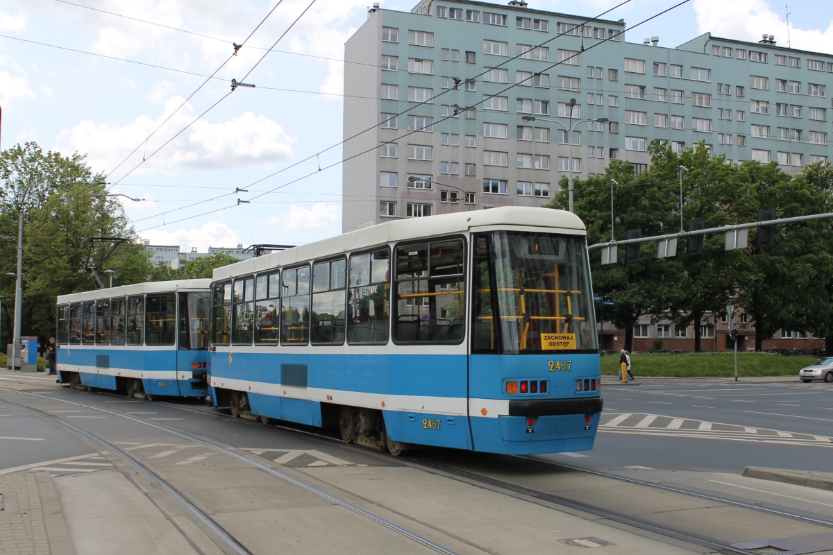 Wrocław, Konstal 105NWrD Br. 2487