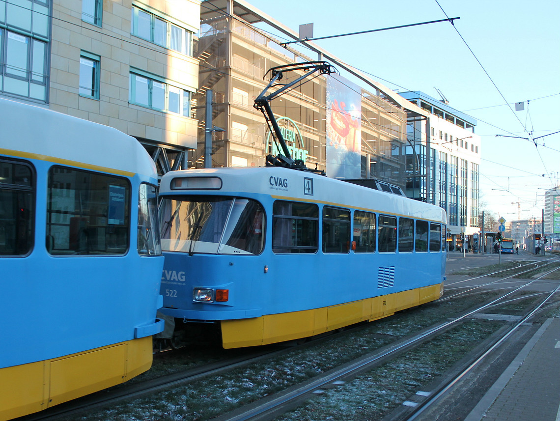 Chemnitz, Tatra T3DM nr. 522 Chemnitz, Tatra T3DM nr. 522