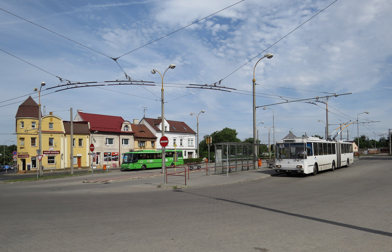 Хомутов, Škoda 15Tr11/7 № 011; Хомутов — Троллейбусные линии и инфраструктура