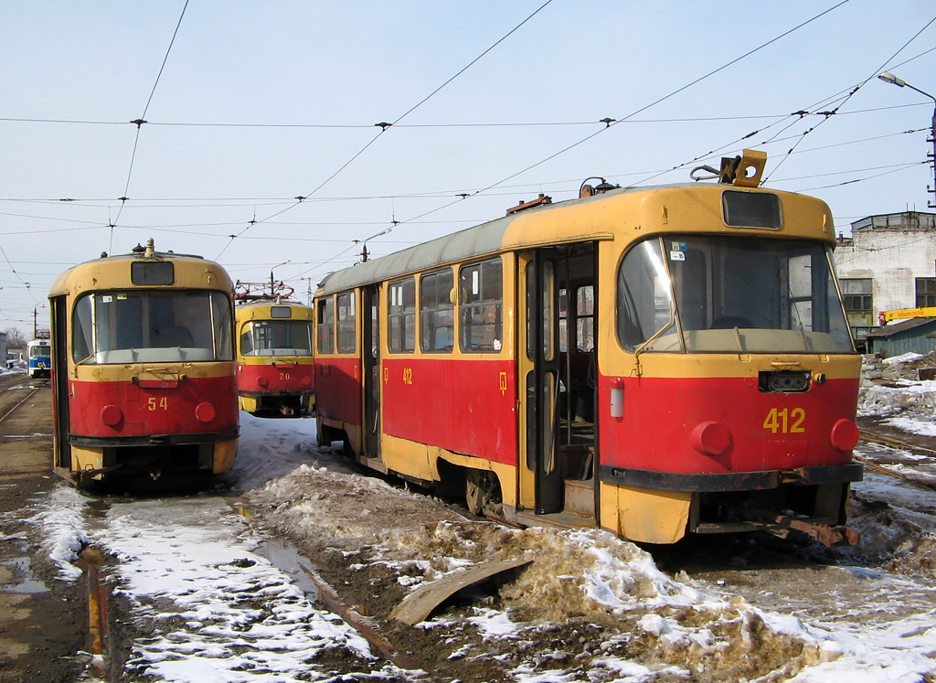 Tula, Tatra T3SU nr. 54; Tula, Tatra T3SU nr. 412
