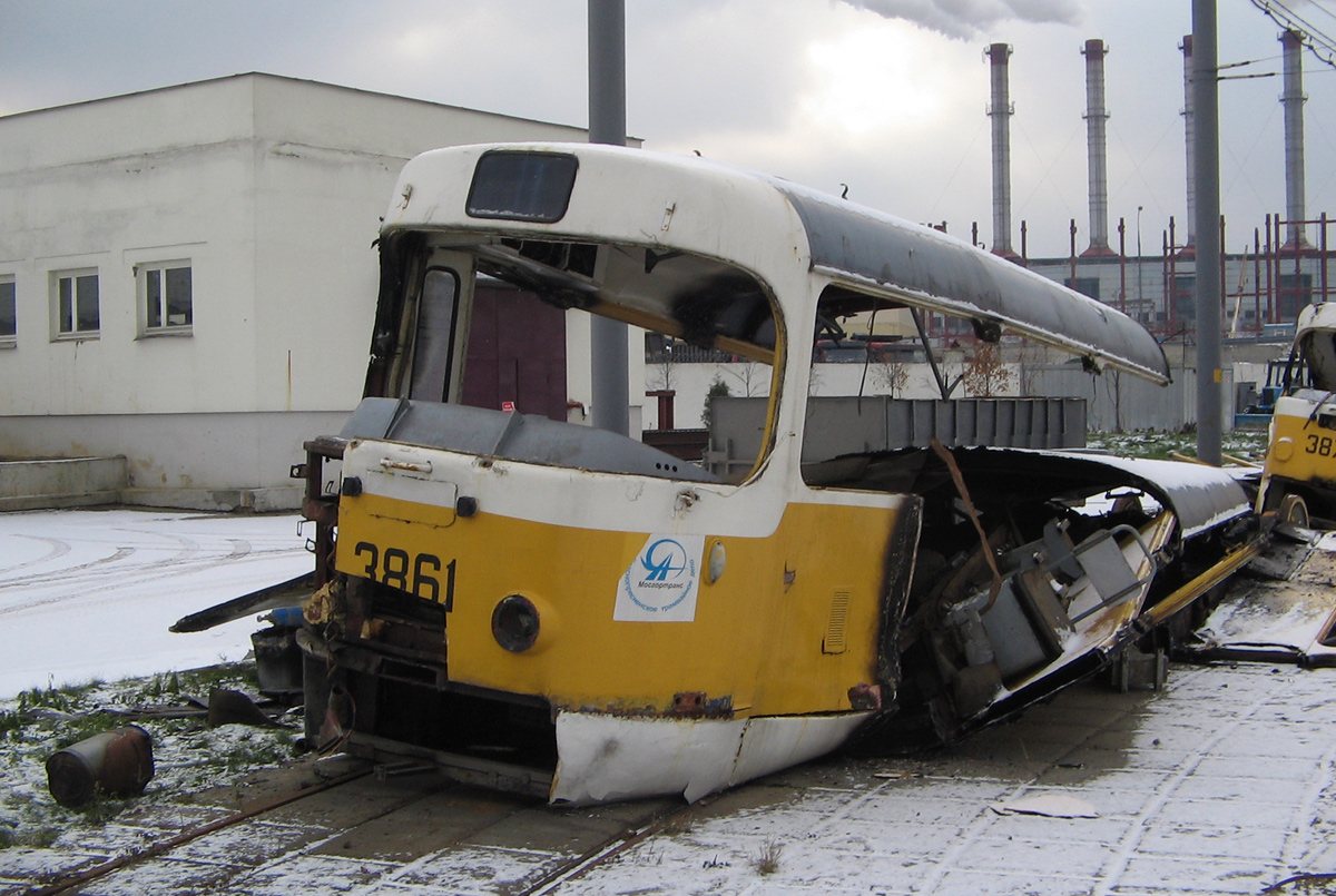 Москва, Tatra T3SU № 3861