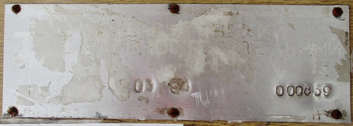 Челябинск, 71-608К № 2037; Челябинск — Заводские таблички