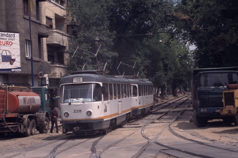 Бухарест - Илфов, Tatra T4R № 3311; Бухарест - Илфов, Tatra T4R № 3312