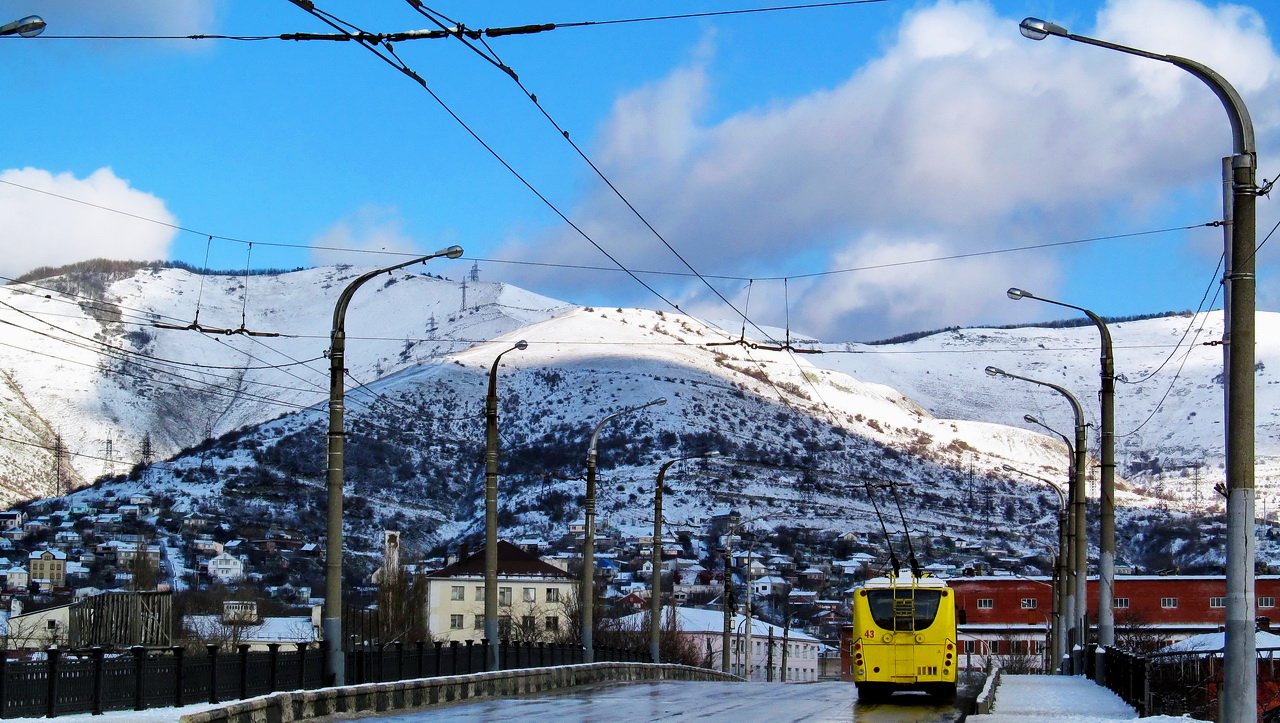 Новороссийск, ВМЗ-5298.01 «Авангард» № 43; Новороссийск — Троллейбусные линии Новороссийск, ВМЗ-5298.01 «Авангард» № 43; Новороссийск — Троллейбусные линии