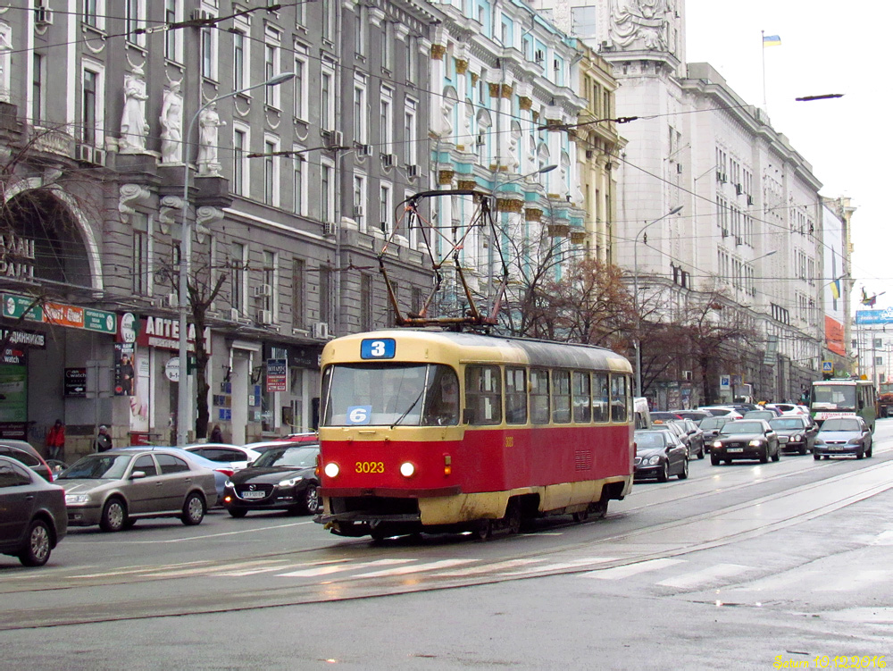Харків, Tatra T3SU № 3023 Харків, Tatra T3SU № 3023