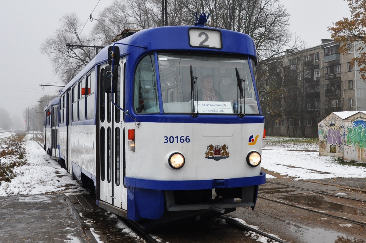 Рига, Tatra T3A № 30166