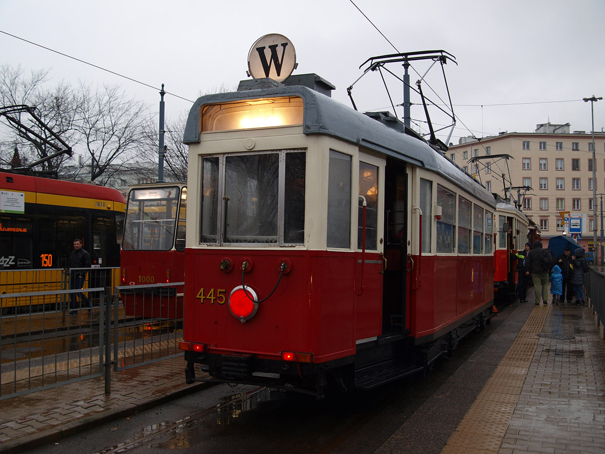 Варшава, WIwK/GFW K № 445; Варшава — 150 лет конке — 11.12.2016