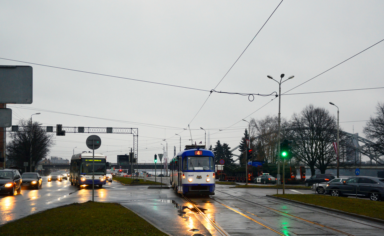 Riga, Tatra T3A N°. 30307