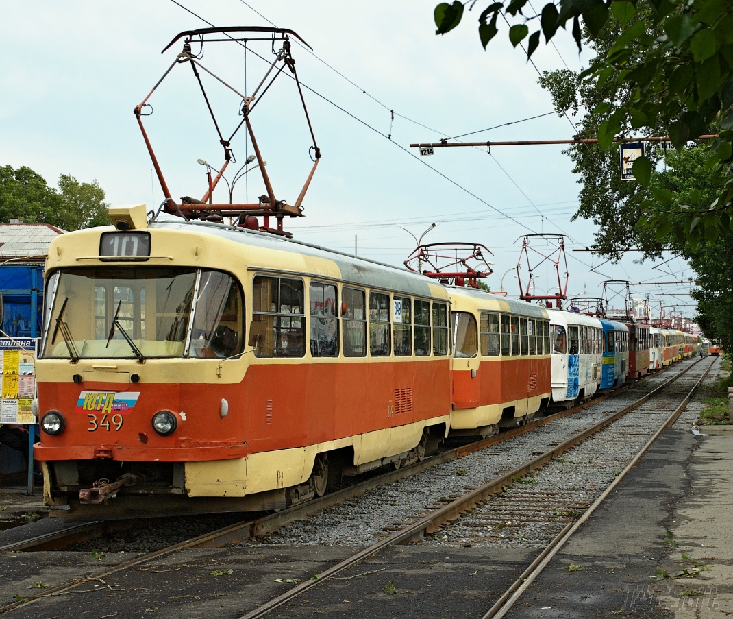 Екатеринбург, Tatra T3SU № 349