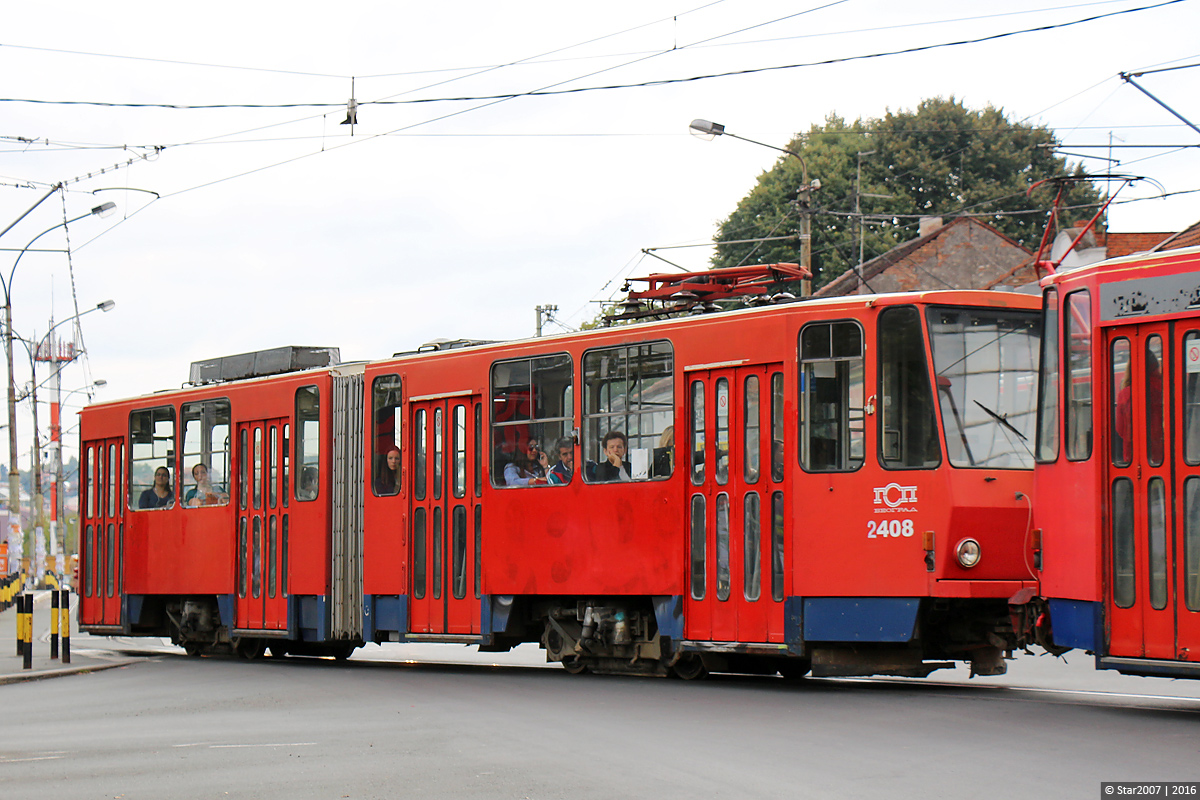 Белград, Tatra KT4M-YUB № 2408