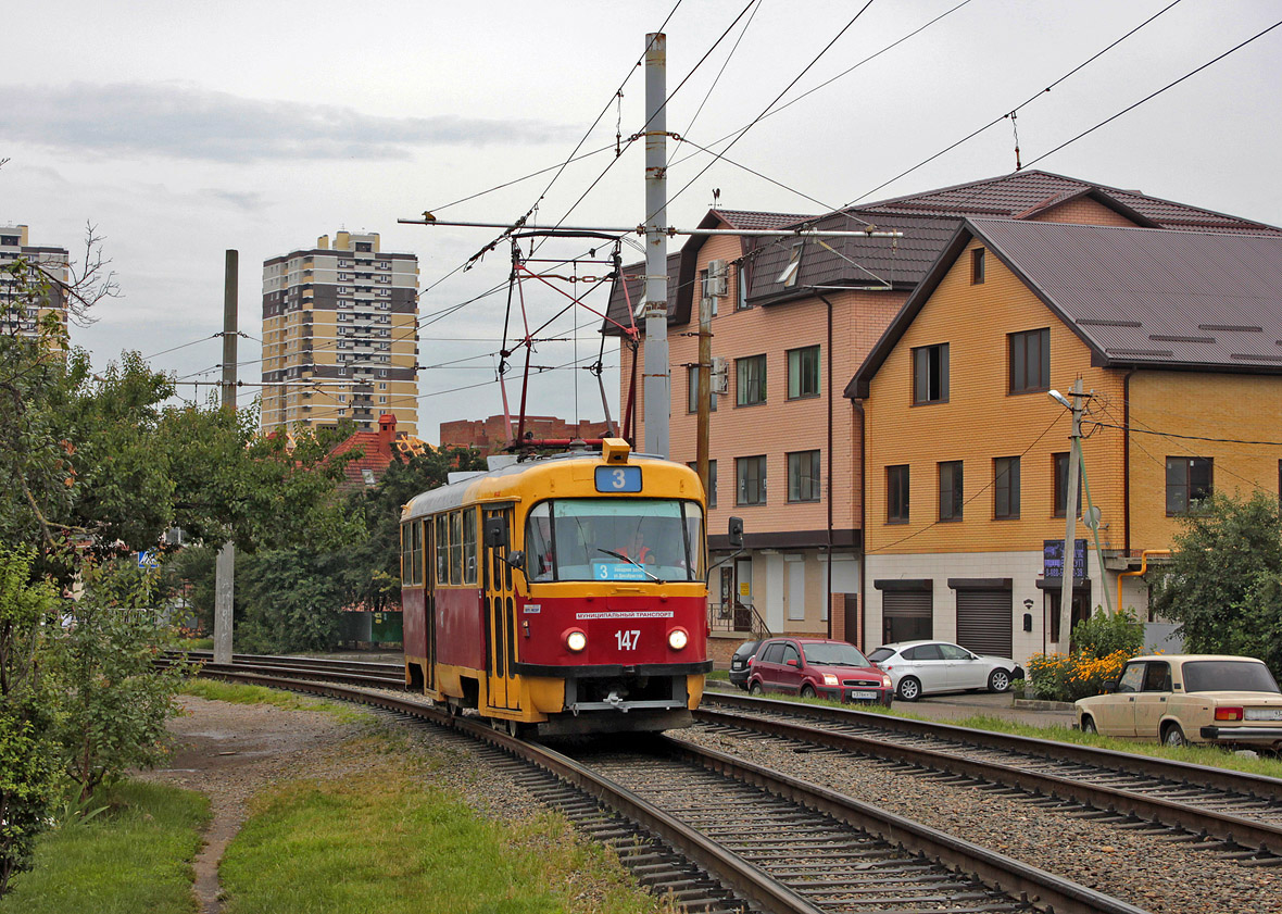 Краснодар, Tatra T3SU № 147